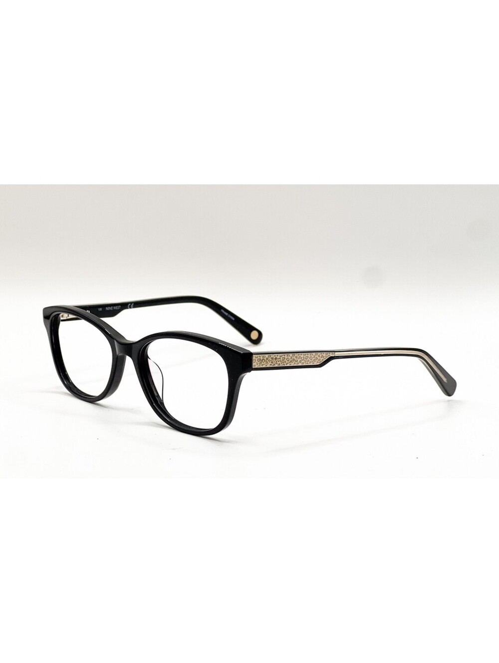 Nine West NW5182 001 Black Rectangle Authentic Eyeglass Frames 52-17